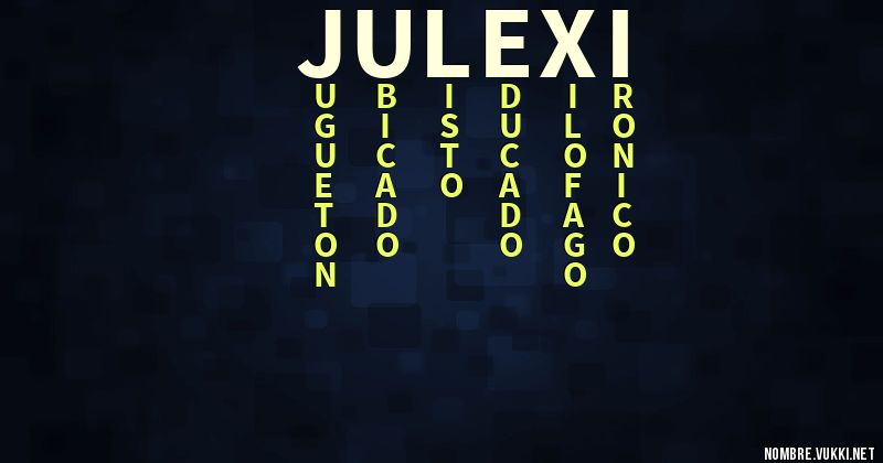 Acróstico julexi