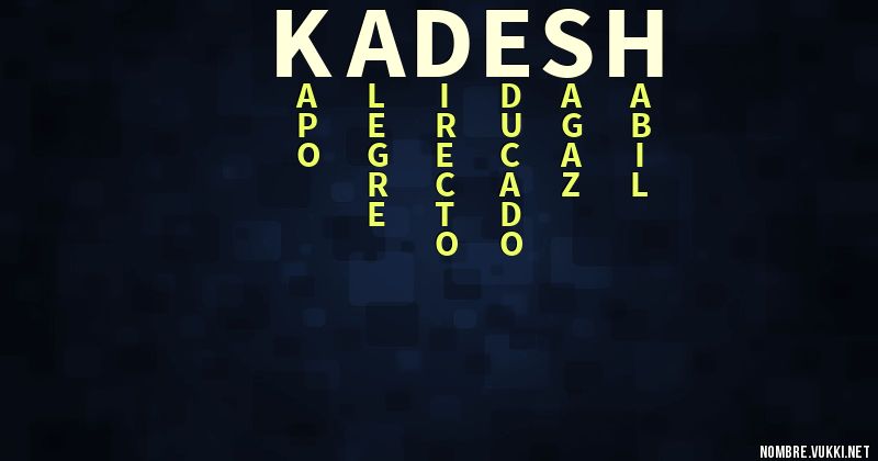 Acróstico kadesh