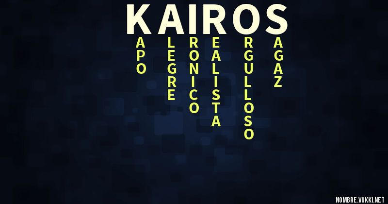 Acróstico kairos