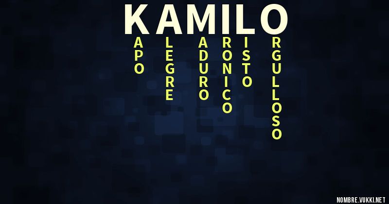 Acróstico kamilo