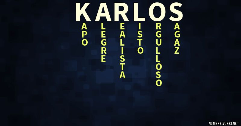 Acróstico karlos