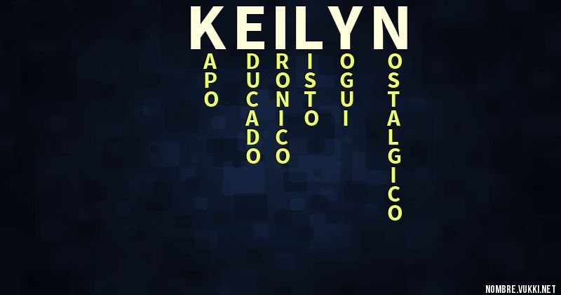 Keilyn Qué significa keilyn