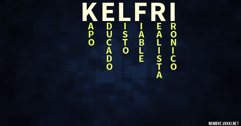 Acróstico kelfri