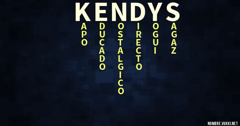 Acróstico kendys