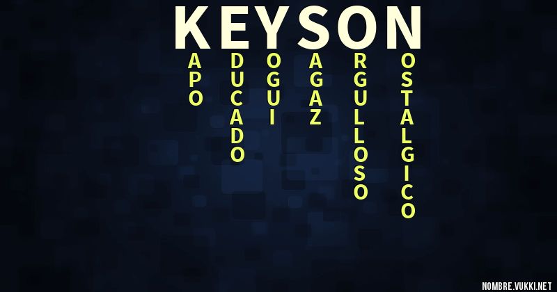 Acróstico keyson