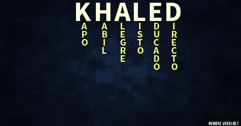 Acróstico khaled