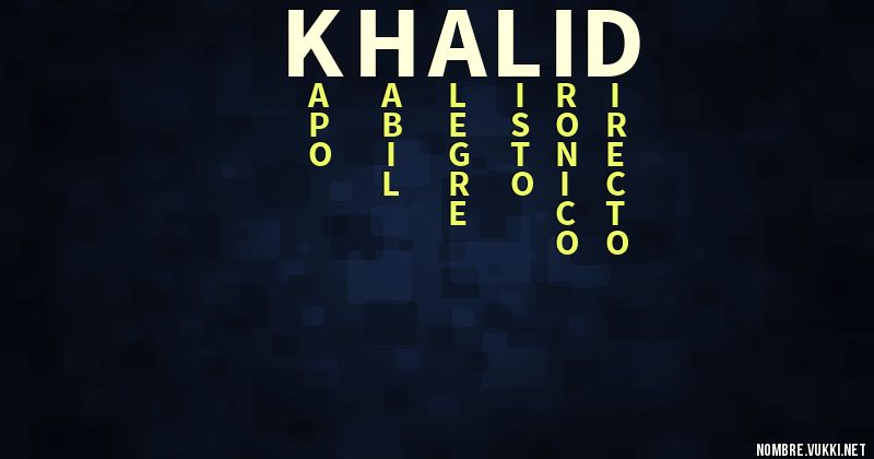 Acróstico khalid