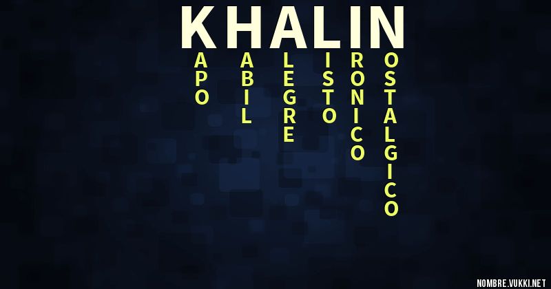 Acróstico khalin