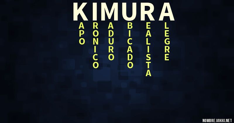 Acróstico kimura