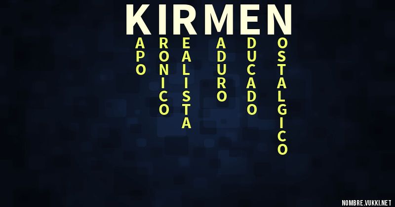 Acróstico kirmen