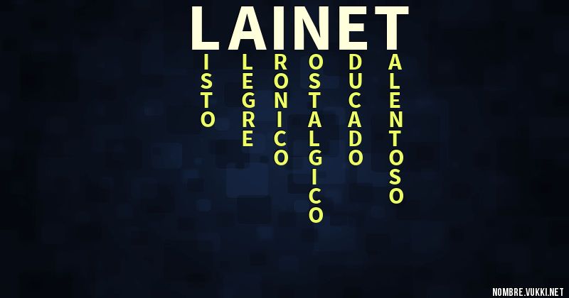 Acróstico lainet