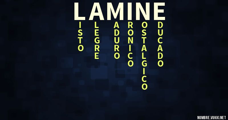 Acróstico lamine
