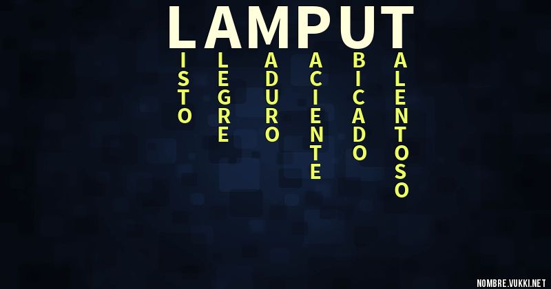 Acróstico lamput