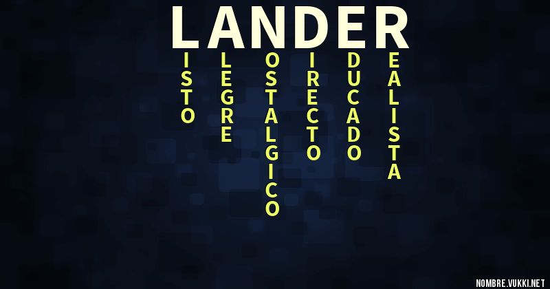 Acróstico lander