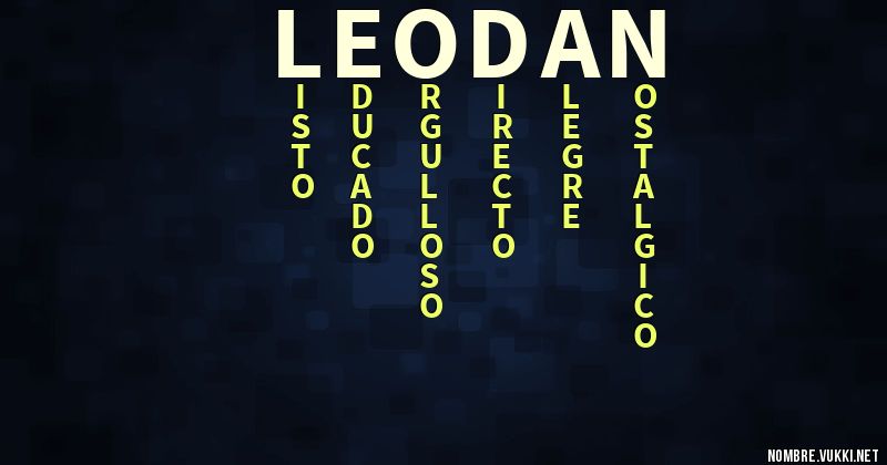 Acróstico leodan