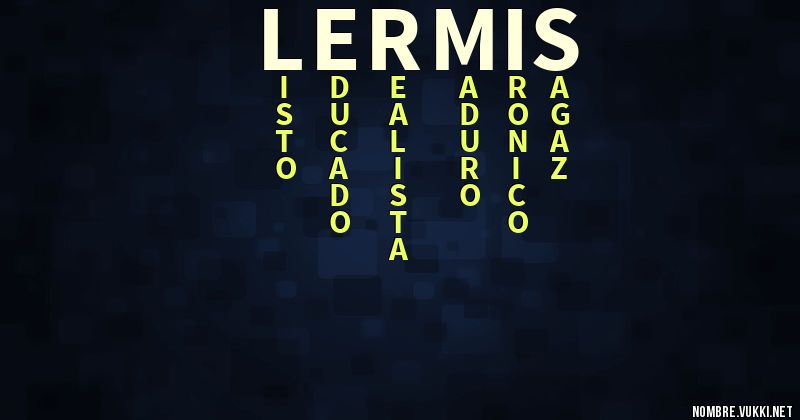 Acróstico lermis