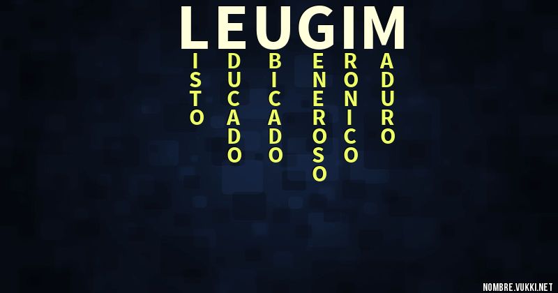Acróstico leugim