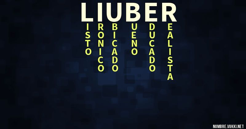 Acróstico liuber