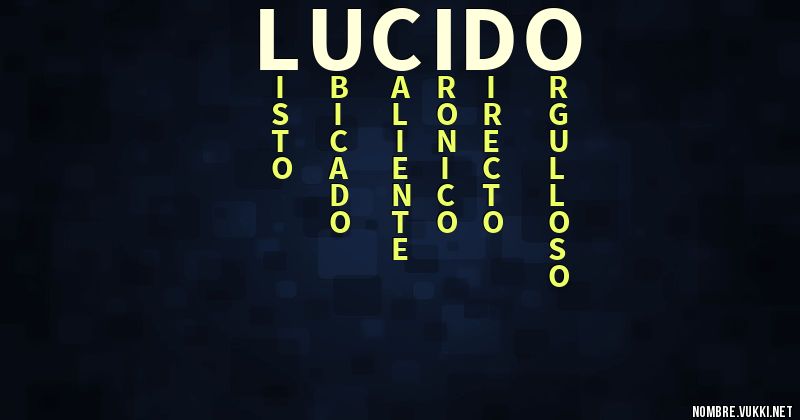 Acróstico lucido