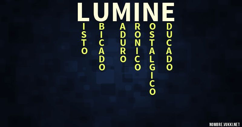 Acróstico lumine