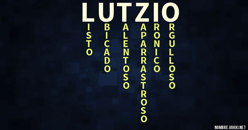 Acróstico lutzio