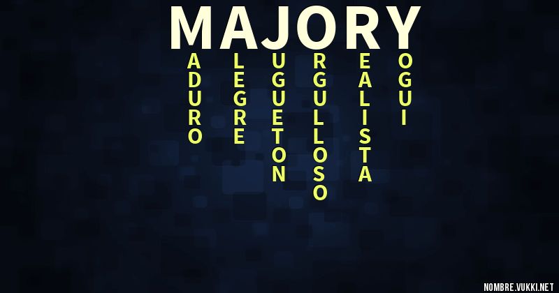 Acróstico majory