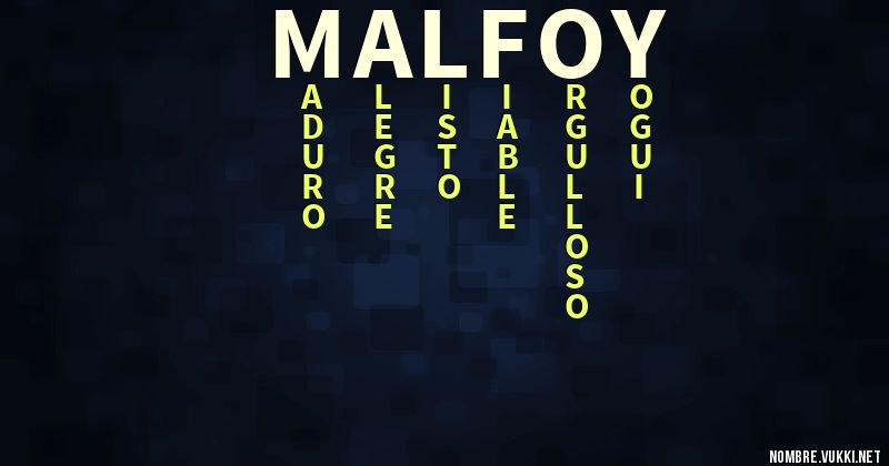 Acróstico malfoy