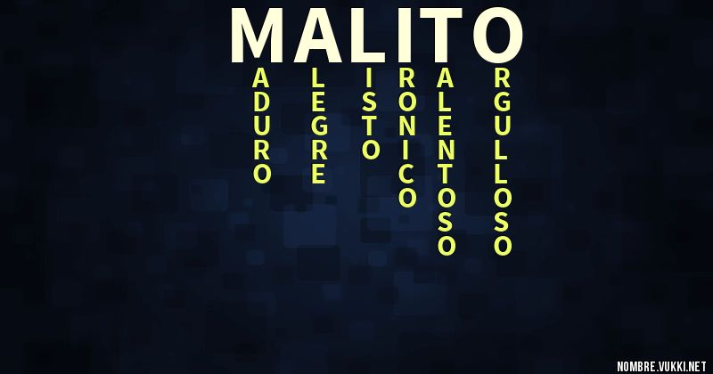 Acróstico malito