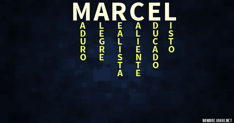 Acróstico marcel