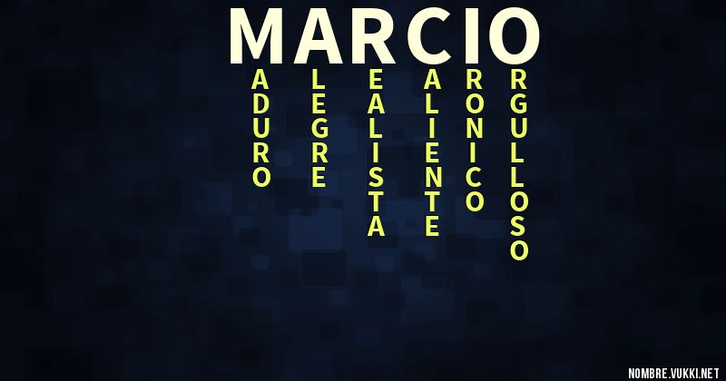 Acróstico marcio