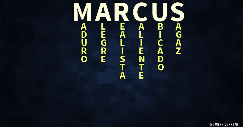 Acróstico marcus