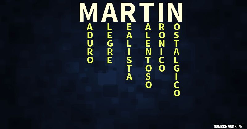 Acróstico martÍn