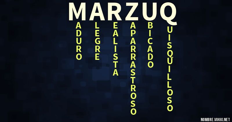 Acróstico marzuq