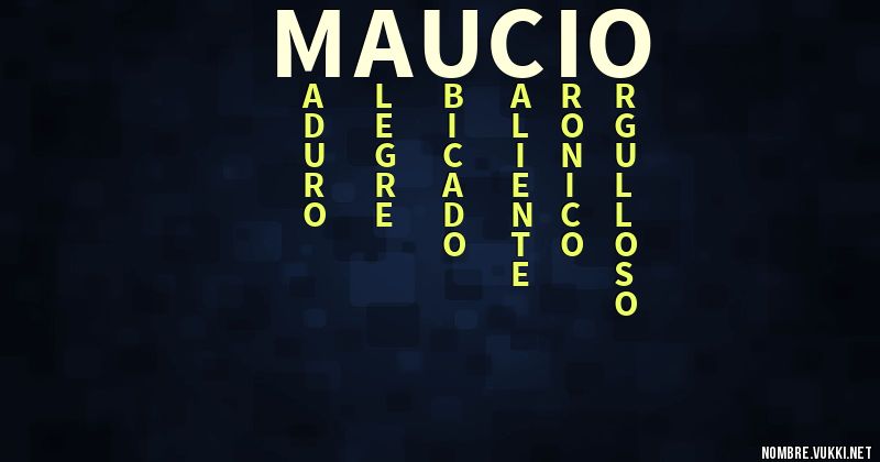 Acróstico maucio