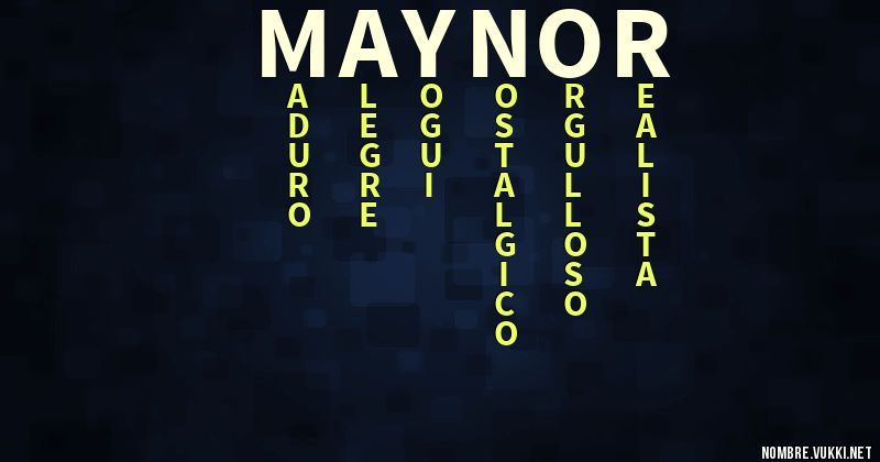 Acróstico maynor