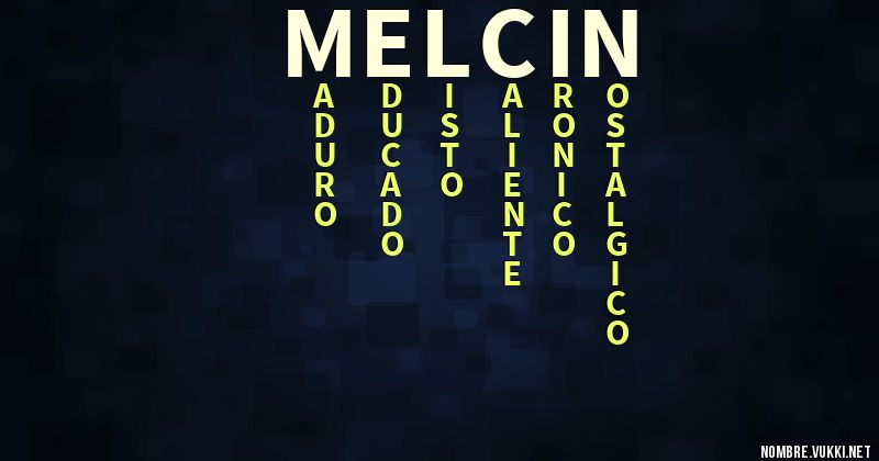 Acróstico melcin