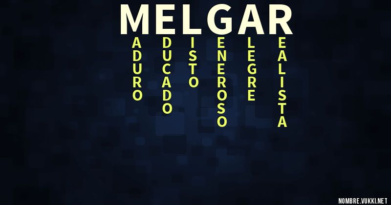 Acróstico melgar