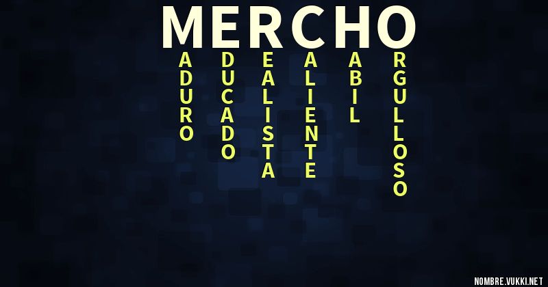 Acróstico mercho