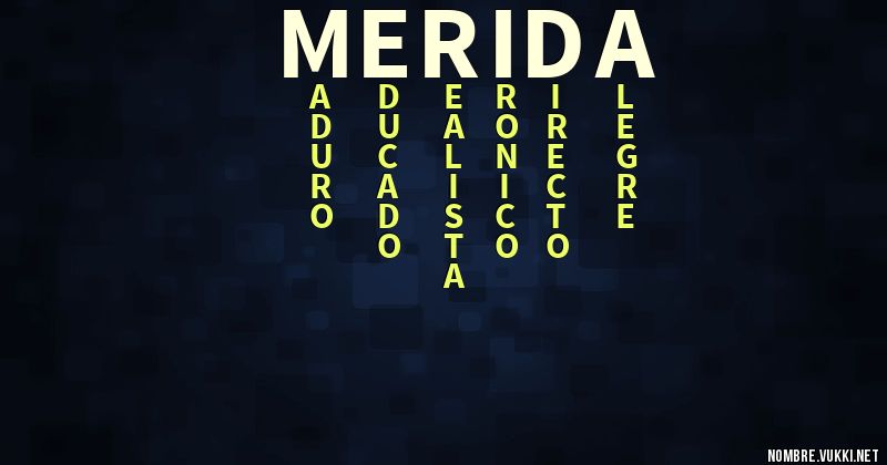 Acróstico merida