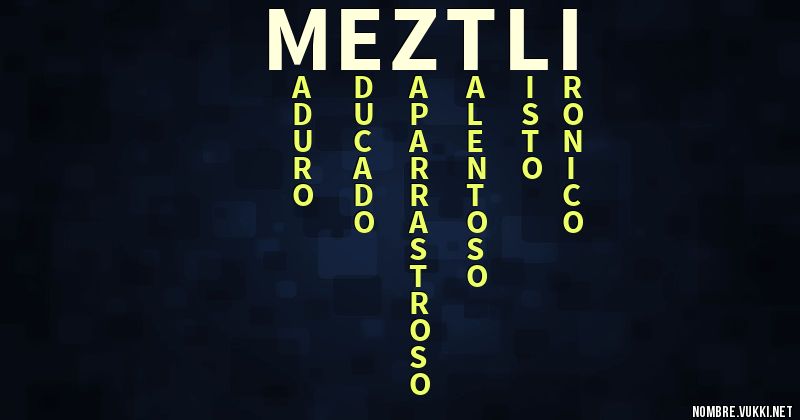 Acróstico meztli
