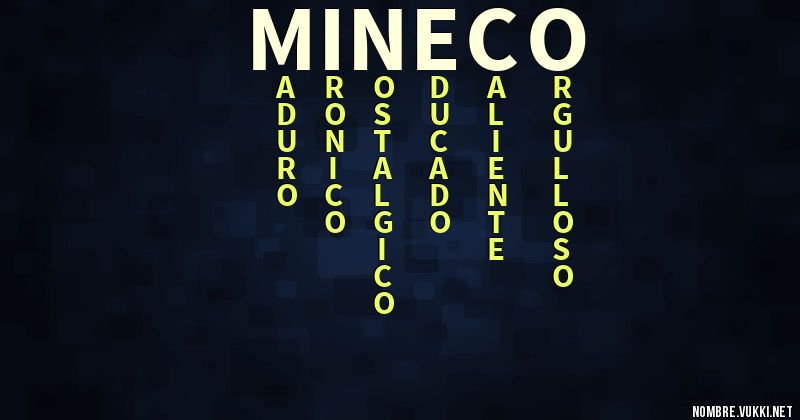 Acróstico miñeco