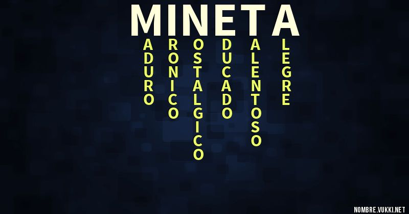 Acróstico mineta