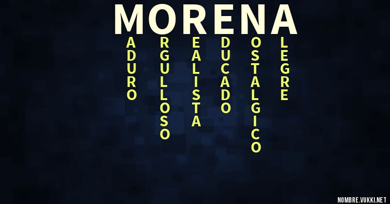 Acróstico morena