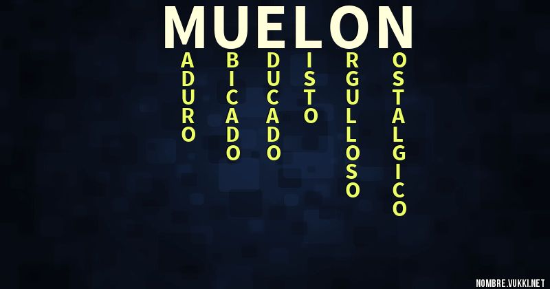 Acróstico muelon