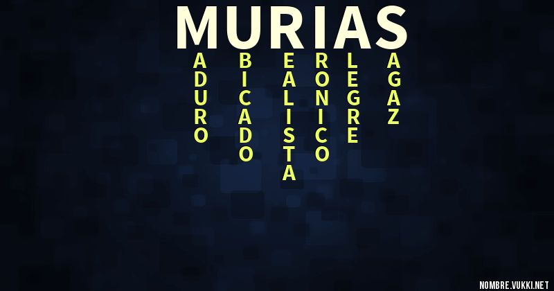 Acróstico murias