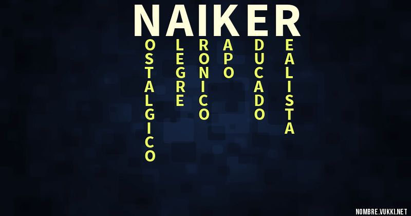 Acróstico naiker