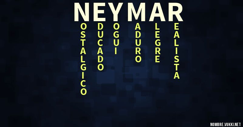 Acróstico neymar