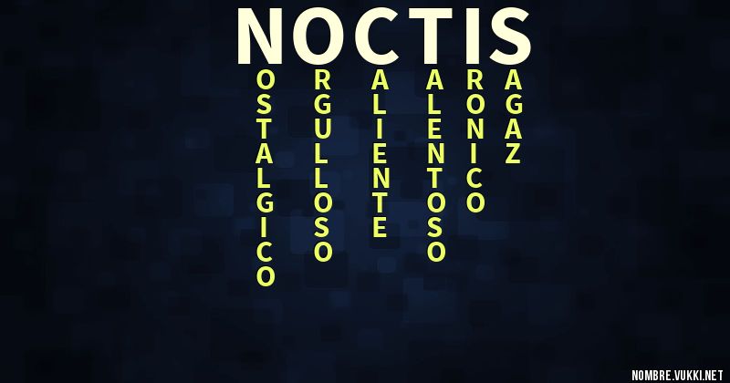 Acróstico noctis
