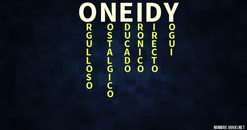 Acróstico oneidy