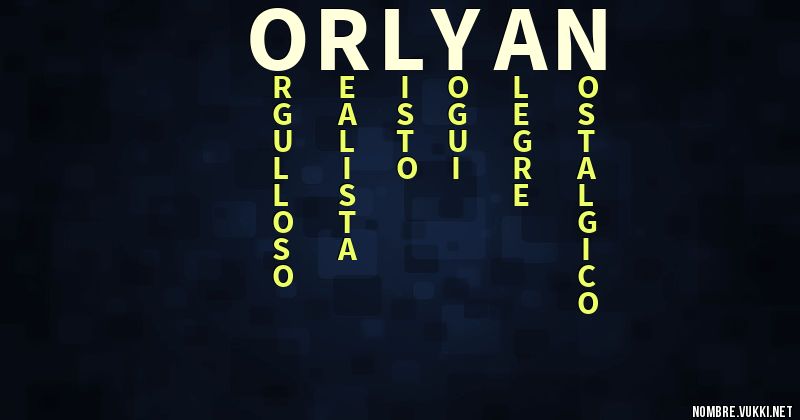 Acróstico orlyan